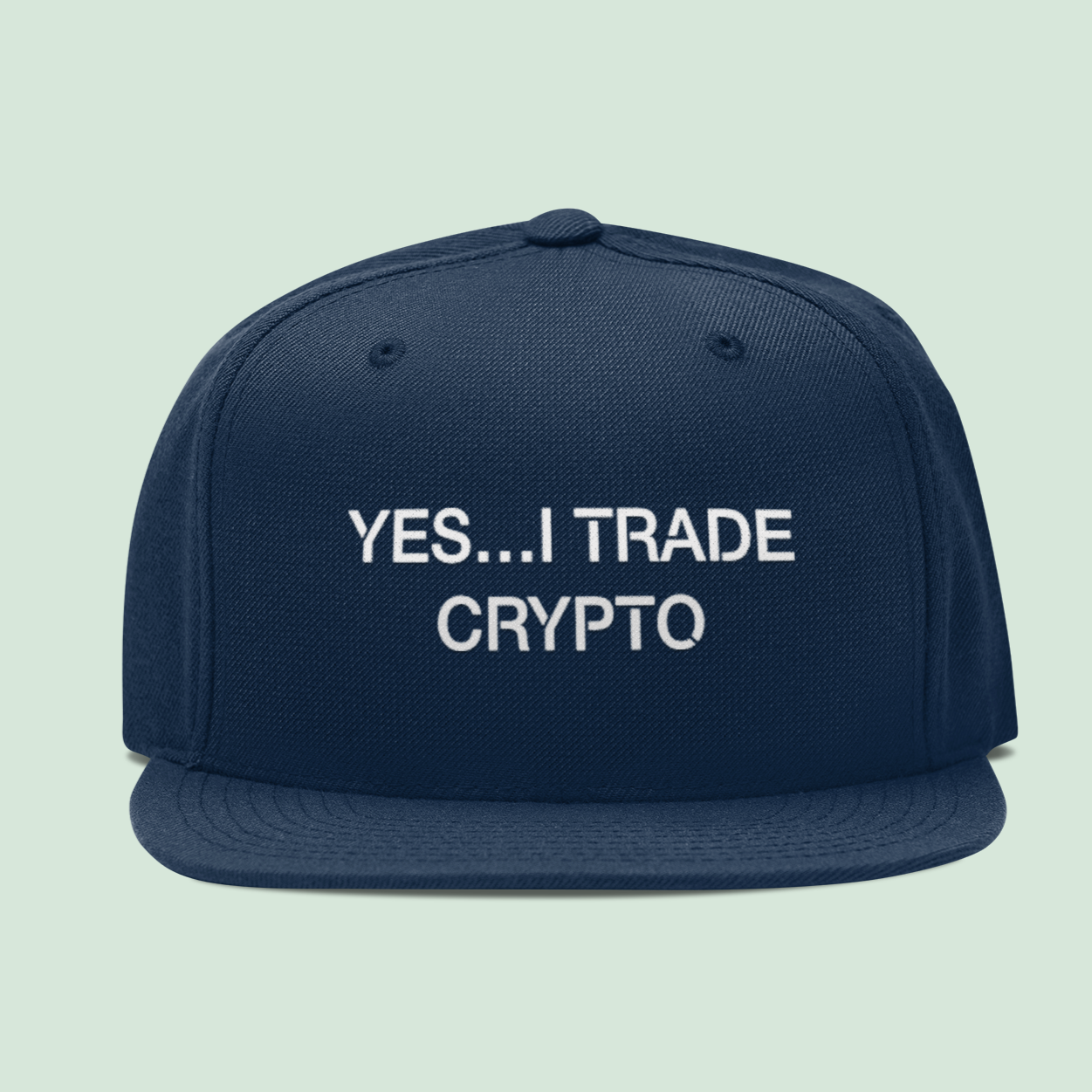 Yes... I Trade Crypto Snapback Embroidered Hat